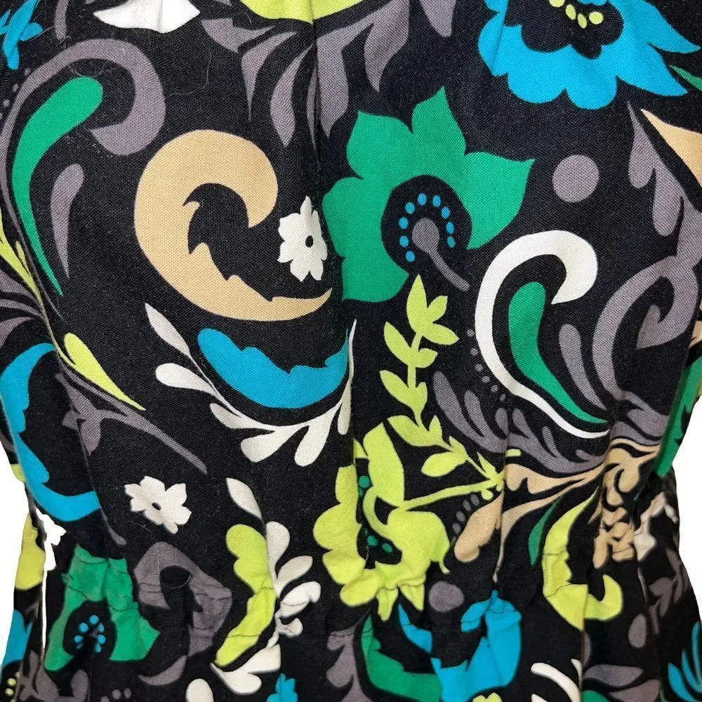 Women's Koi by Kathy Peterson Top S Black Green